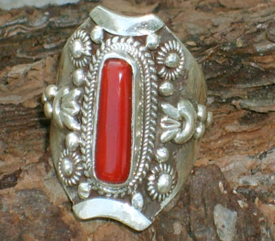Coral & Gemstone 